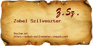 Zobel Szilveszter névjegykártya